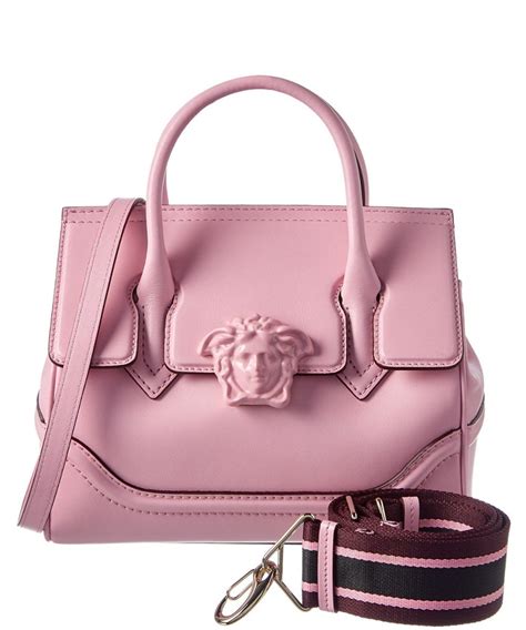 versace light pink bag|hot pink Versace bag.